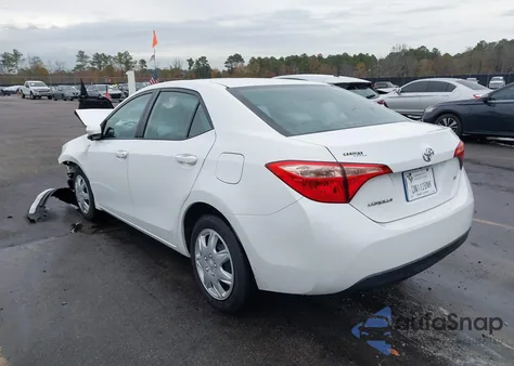 2017 Toyota Corolla Le из США, поврежденный, VIN 2T1BURHEXHC899890